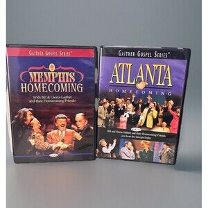 Bill & Gloria Gaither Memphis And Atlanta DVDs Homecoming Christian music Lot 2